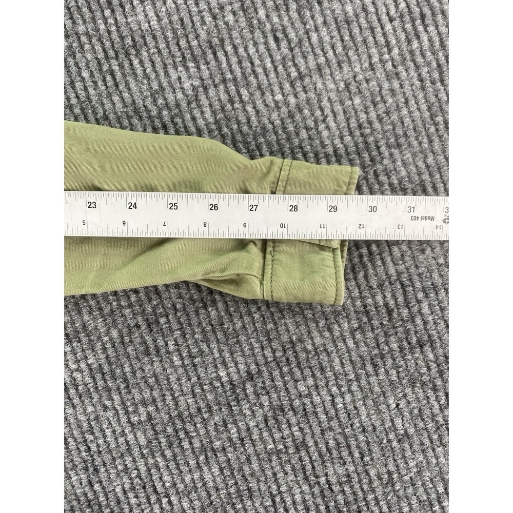 Abercrombie & Fitch Jacket Womens Extra Small Green Canvas Army Flowers Utility - Picture 3 of 12